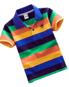 Boy's Cotton Short Sleeve Polo Shirt