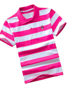 Boy's Cotton Short Sleeve Polo Shirt