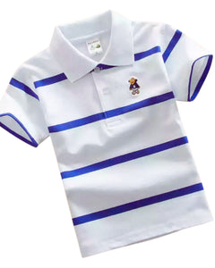 Boy's Cotton Short Sleeve Polo Shirt