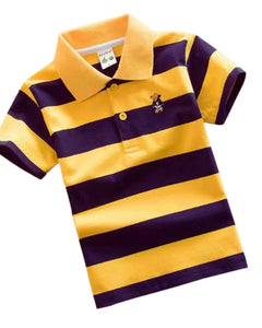 Boy's Cotton Short Sleeve Polo Shirt