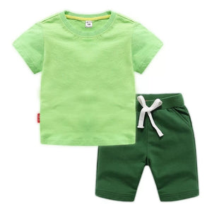 Boys Green Two Piece Set