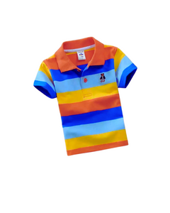 Boy's Cotton Short Sleeve Polo Shirt