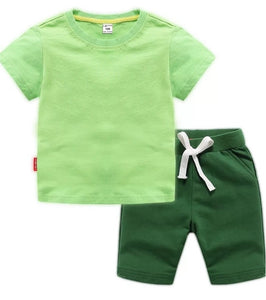 Boys Green Two Piece Set