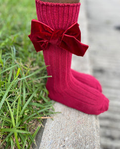 Mini-Me Socks Red