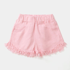 Pink Girls Short Pants